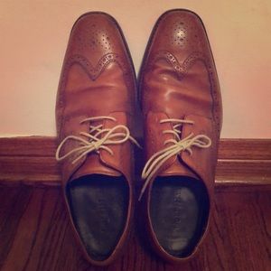 Cole Haan brogue dress shoes.